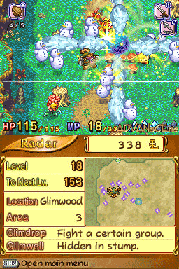 Children of Mana screenshot 3 for Nintendo DS